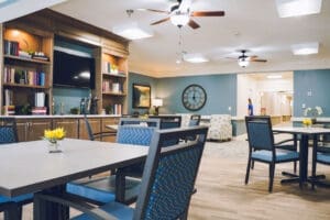 Activities area at Charter Senior Living of Cookeville
